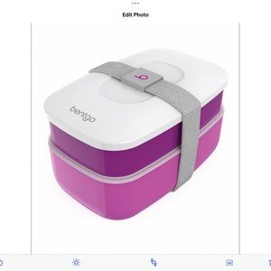 Bentgo classic stackable lunch box/purple/brand new